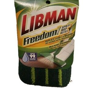 New Libman Freedom Spray Mop Wet Microfiber Pad Refill 1 pk  04003